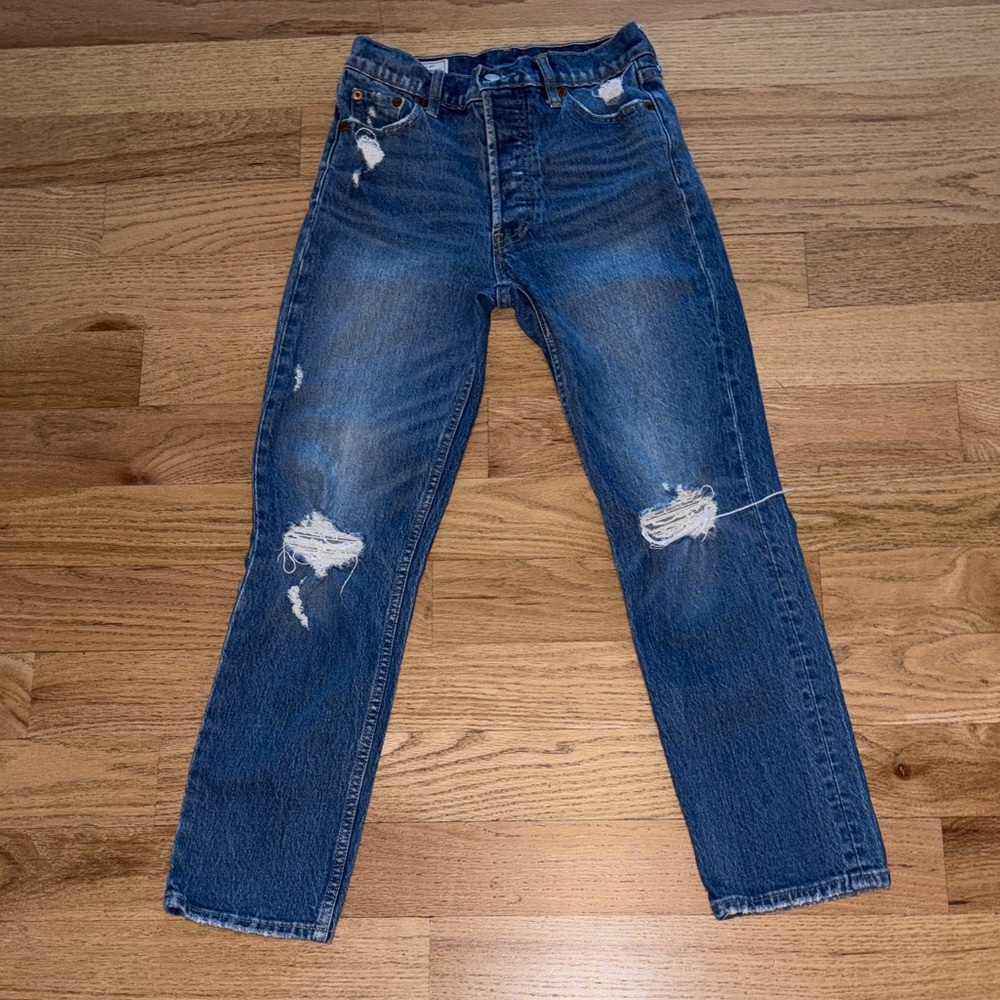 Gap Cheeky Straight High Rise Jeans in Size 25 (0R)